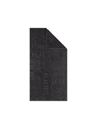 JOOP | Duschtuch 80x150cm STUDIO REPEAT Platin | schwarz